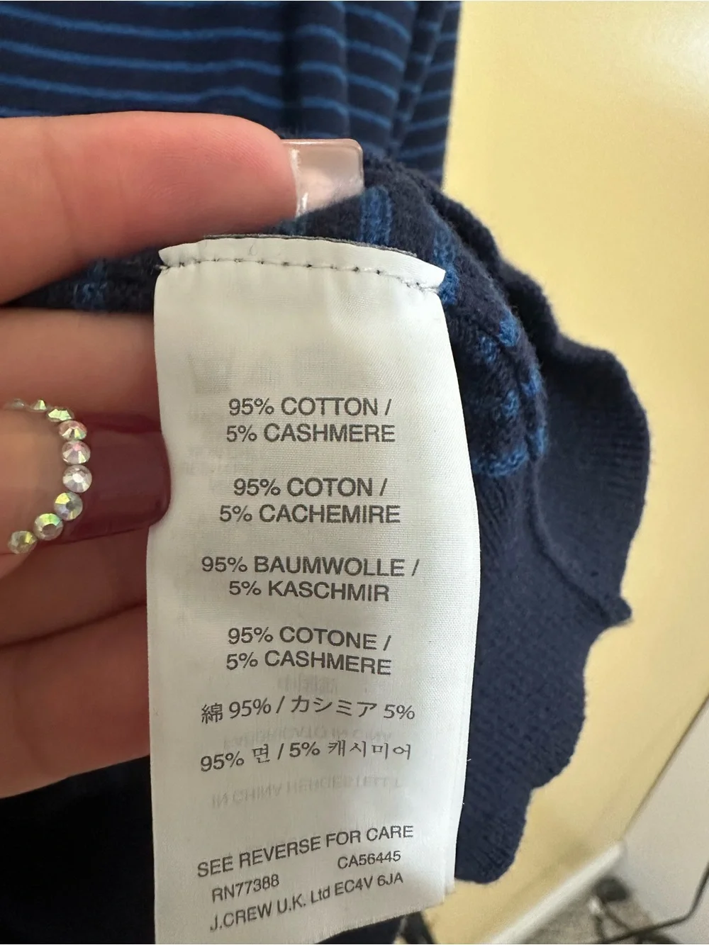 J. Crew crew cotton
